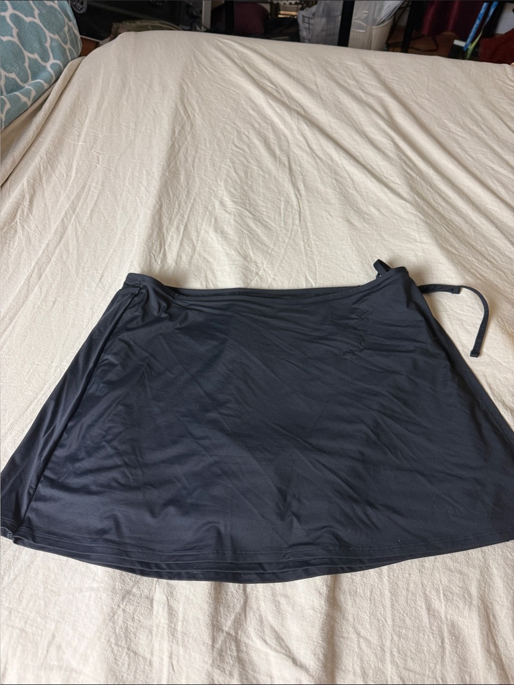 all in motion Black A-Line Swim Skirt with Side Tie